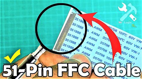 DIY - How to fix broken flexible flat ribbon cable || fix FFC cable ...