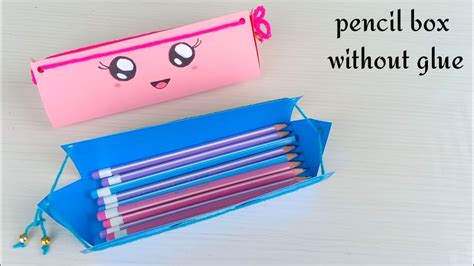 How To Make A Paper Pencil Box DIY Paper Pencil Box Idea /Easy Origami ...