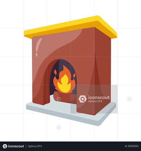 Fireplace Animated Icon download in JSON, LOTTIE or MP4 format