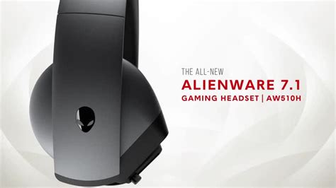 New Alienware 7.1 Gaming Headset: AW510H | Dell Canada