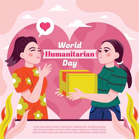 World Humanitarian Day Poster Template 3093035 Vector Art at Vecteezy