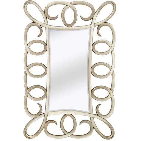 Majestic Mirror Large Contemporary Mirror with Decorative Antique Silver Frame & Reviews | Wayfair