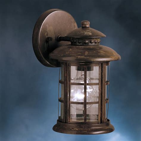 Rustic 1 Light Outdoor Wall Lantern | Wayfair