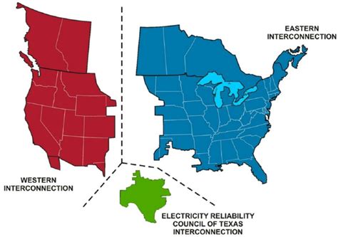 Map of the North American Power Grid - The... - Maps on the Web