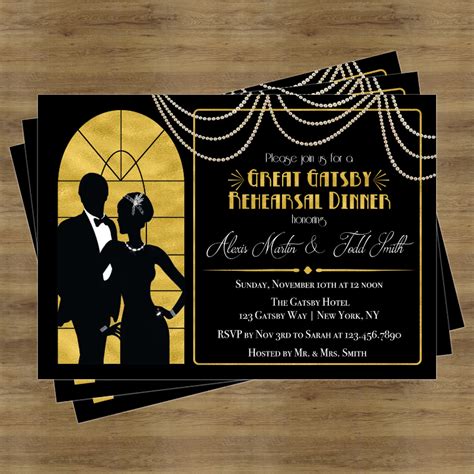 Great Gatsby Invitation - 10+ Examples, How to Create