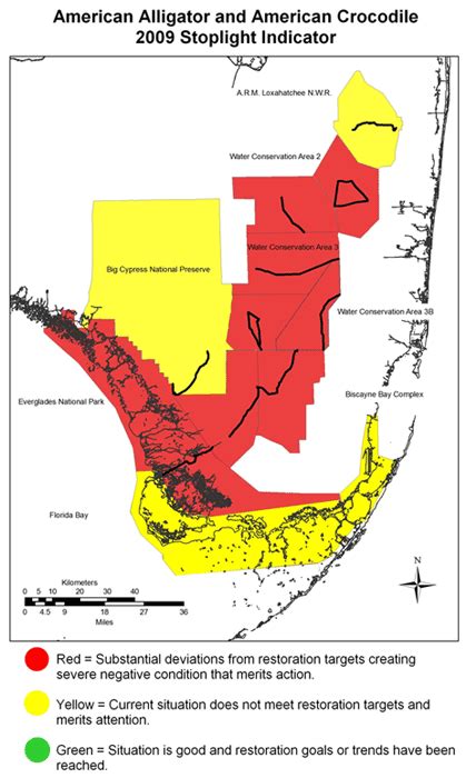 American Alligator Habitat Map