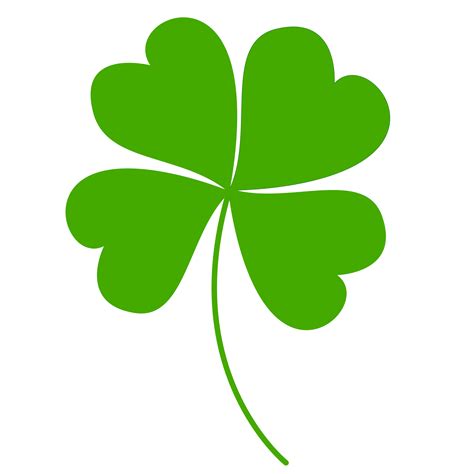 Green Four-Leaf Clover Clip Art Image - ClipSafari