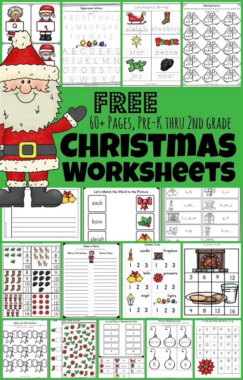 🎅🎄 FREE Christmas Worksheets