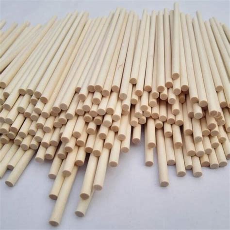 Wooden Dowel Rods 1/4 X 12 Bag of 100 BY - Etsy