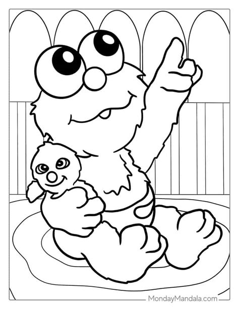 Free Baby Elmo Coloring Pages