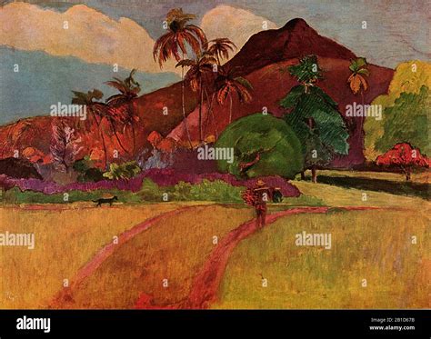 Paul gauguin tahiti landscape hi-res stock photography and images - Alamy