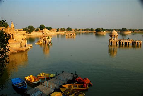 Gadisar Lake Jaisalmer Rajasthan India 2021