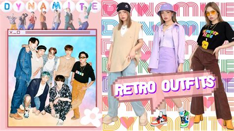 BTS DYNAMITE Retro Inspired Outfits! - YouTube