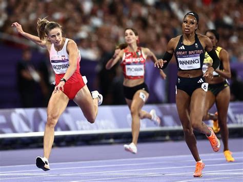 Paris 2024: GB's Amber Anning makes women's 400m final with stunning PB, Nina Kennedy wins pole ...