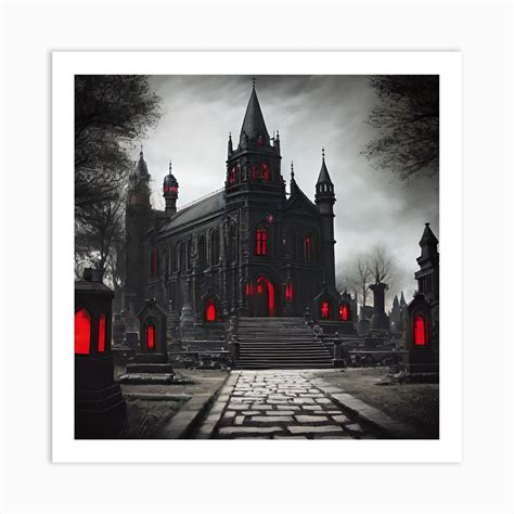 Gothic Death Art Print by Magical Arts Realm - Fy