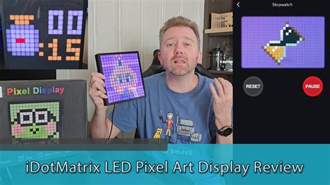 PROGRAMMABLE LED SIGN - iDotMatrix LED Pixel Art Display Review - YouTube