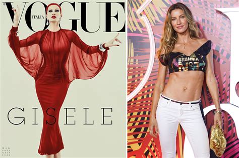 Gisele Bündchen unrecognizable on post-divorce 'drag queen' Vogue cover