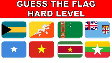 Guess The Flag HARD Edition | Guess The Country Flag - YouTube