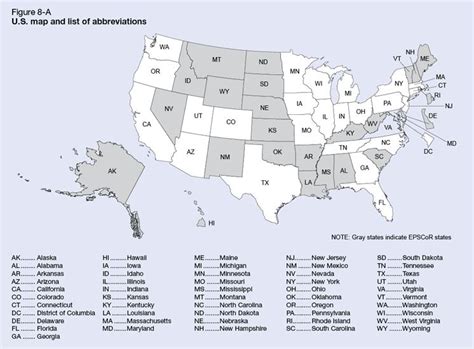 State Abbreviations Map us map of state abbreviations usa states abbreviations map with 746 X ...