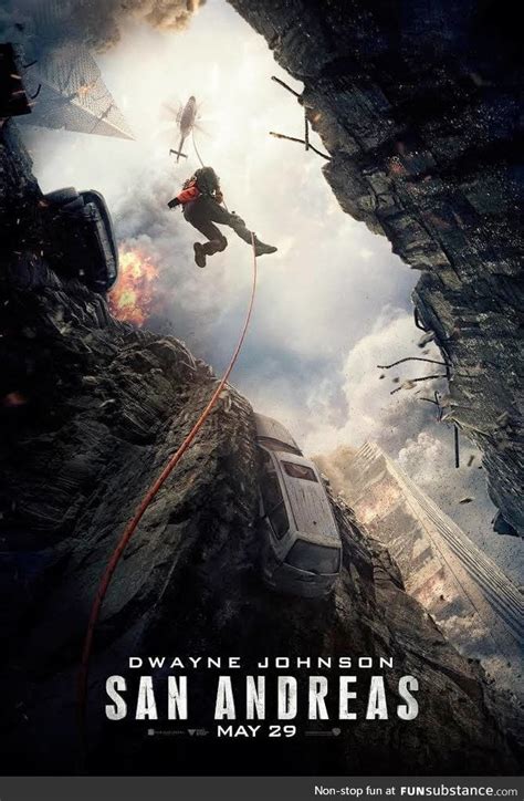 San Andreas Movie Poster, action-adventure disaster film starring ...