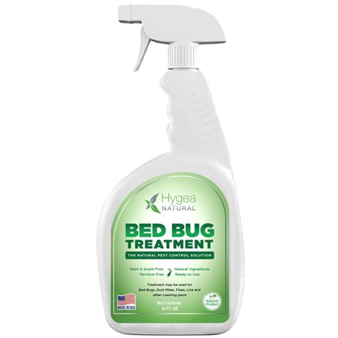 Hygea Natural Bed Bug Exterminator Spray - Non Toxic Treatment, Bed ...