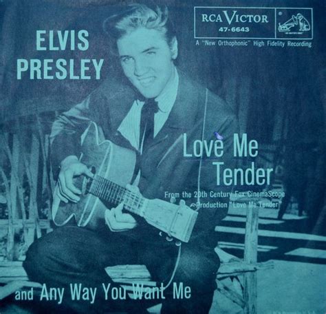 Elvis Presley - Love Me Tender (Vinyl, 7", 45 RPM, Single) | Discogs