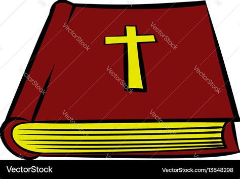 Bible book icon icon cartoon Royalty Free Vector Image