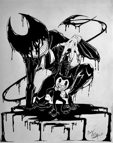 Bendy and the ink machine | Bendy and the ink machine, Bendy and the ink machine fanart, Bendy art