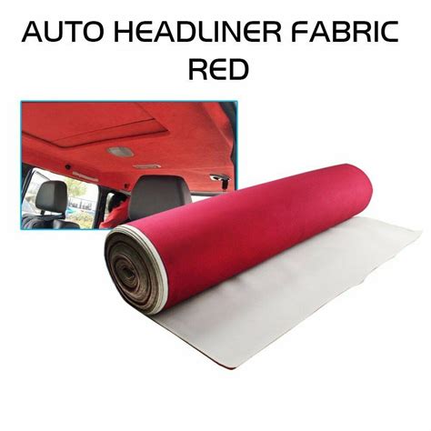 Car Roof Lining Headliner Foam Upholstery Red Headlining Fabric 60" Width Remedy&Renew - Walmart.com