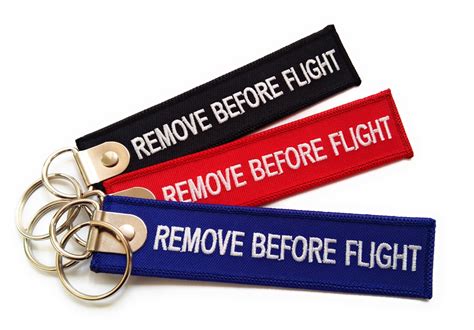 The Premium Remove Before Flight Keychain Range – aviamart