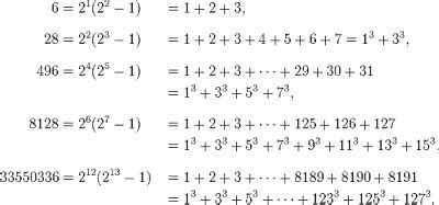 Perfect Numbers in Mathematics ~ I Answer 4 U