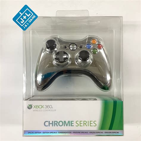 Microsoft Xbox 360 Wireless Controller - Chrome Silver - Xbox 360 (Eur ...