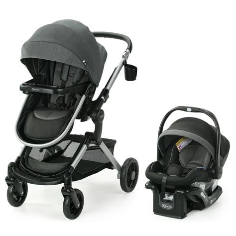 Graco Car Seat Stroller Combo Pink - Velcromag