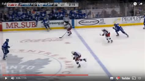 Foligno's hit on Morgan Rielly in OT - Interference or not? : r/hockey