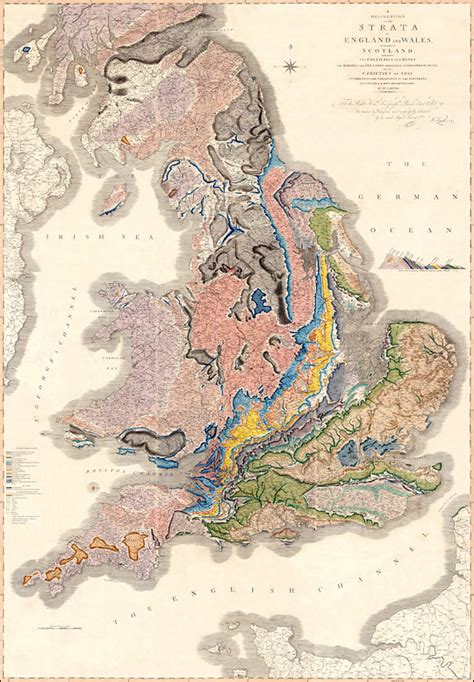 William Smith’s Geological Map of England : Image of the Day