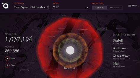 See what your neighborhood would look like if a nuclear bomb hit it | Mashable