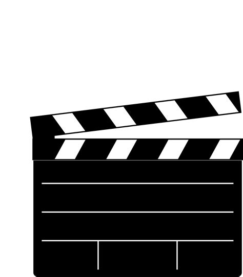 Movie Clapboard Template ClipArt Best - Printable Board