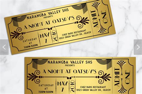 Great Gatsby Prom Invitations - Great Professionally Designed Templates