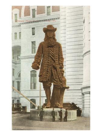 'William Penn Statue, Philadelphia, Pennsylvania' Posters | AllPosters.com