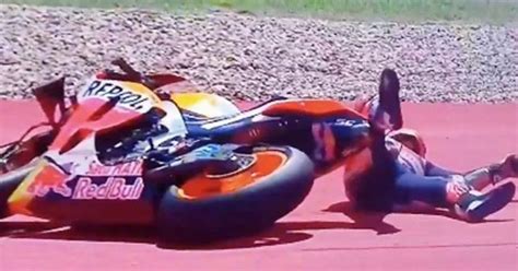 Marc Marquez: WATCH MotoGP heavyweight CRASH in Austin at Circuit of ...