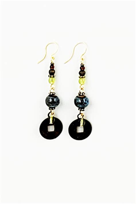 AE361 - Ancient Money Earrings - Trisha Waldron Designs