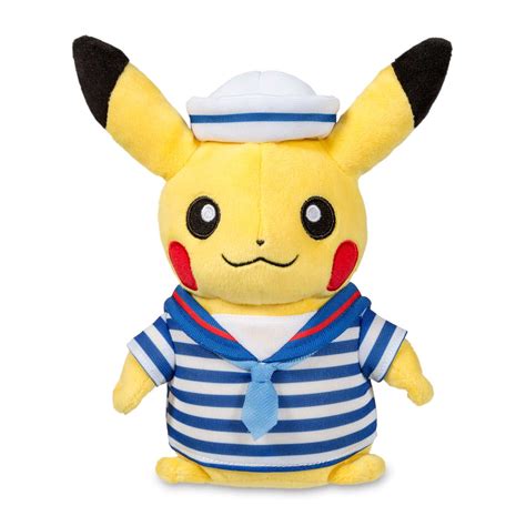 Pikachu Celebrations Beach Walk Plush | Pokémon plush toy | Pokémon Center Original