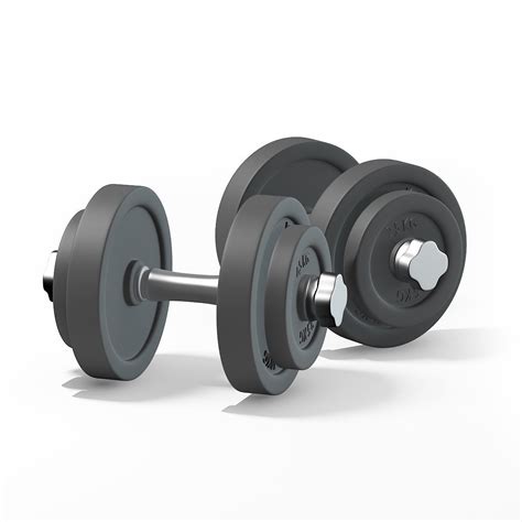 Dumbbells 3D model animated | CGTrader