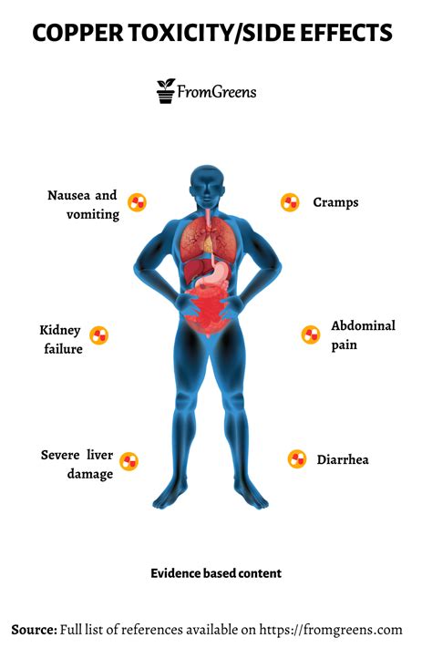 Copper Toxicity Side Effects - Evidence Based Content