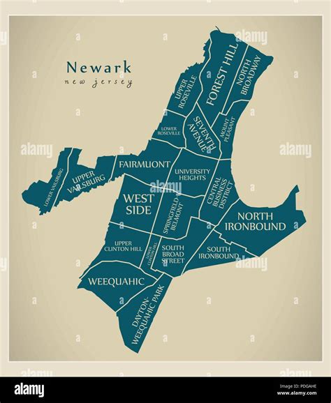 Map Of Newark Nj Neighborhoods | Images and Photos finder