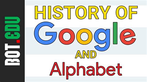 A Brief History of Google (and also Alphabet) - YouTube