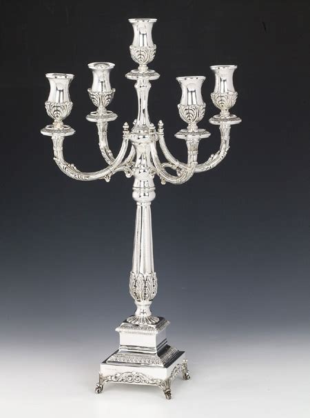 Sterling Silver Candelabra: Candelabras, Silver Candlesticks