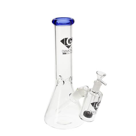 Diamond Glass: Beaker Bong & Ashcatcher Set | Smoking Outlet