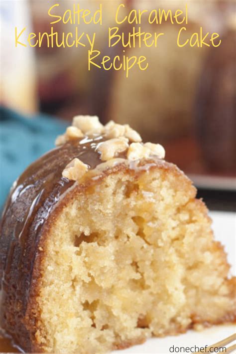 Salted Caramel Kentucky Butter Cake Recipe