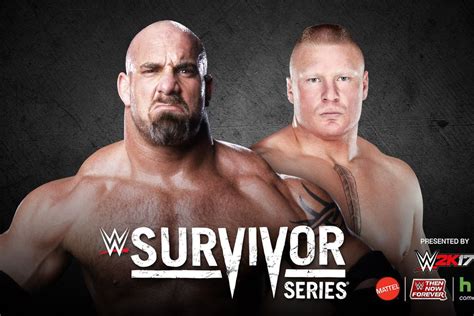 Goldberg vs. Brock Lesnar match announced for WWE Survivor Series 2016 ...